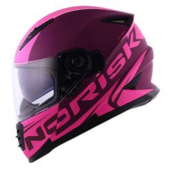 Capacete Norisk Ff302 Soul Manty - Roxo Rosa (Vise... - Moto One
