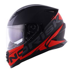 Capacete Norisk Ff302 Soul Manty - Preto Vermelho ... - Moto One
