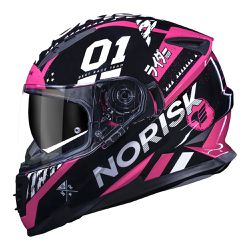 Capacete Norisk Ff302 Soul Tokyo - Preto Branco Ro... - Moto One