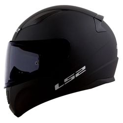 Capacete LS2 FF353 Rapid Monocolor - Preto Fosco - Moto One