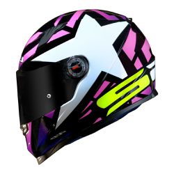 Capacete Ls2 Ff358 Starwar - Rosa - Moto One