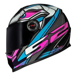 Capacete LS2 FF358 Xdron - Cyan - Moto One