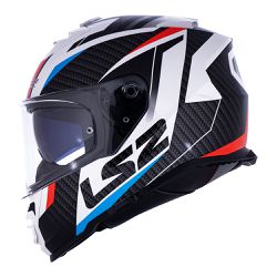 Capacete LS2 FF800 Storm Racer - Azul Vermelho Bra... - Moto One