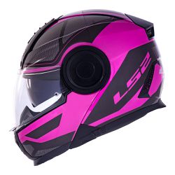 Capacete LS2 Articulado FF902 Scope Mask - Preto/R... - Moto One