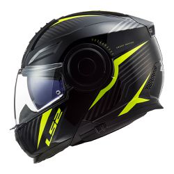 Capacete LS2 Articulado FF902 Scope Skid - Preto/A... - Moto One