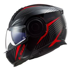 Capacete LS2 Articulado FF902 Scope Skid - Preto V... - Moto One