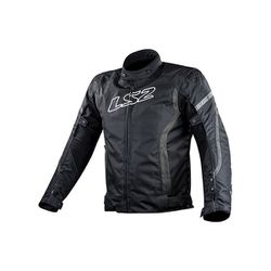 Jaqueta Ls2 Gate - Preto/Cinza - Moto One