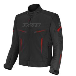 Jaqueta X11 Guard 3 - Preto/Vermelha - Moto One