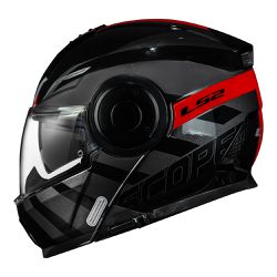 Capacete LS2 Articulado FF902 Scope Hamr - Preto V... - Moto One