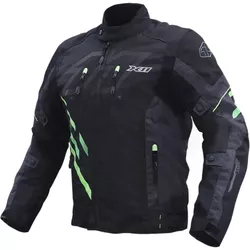 Jaqueta X11 Iron 3 Sporadic - Preto/Verde - Moto One