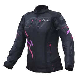 Jaqueta Feminina X11 Iron 3 Sporadic - Rosa/Roxa - Moto One