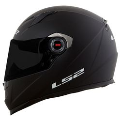 Capacete LS2 FF358 Monocolor - Preto Fosco - Moto One