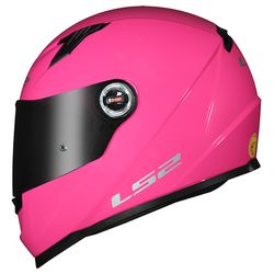 Capacete LS2 FF358 Monocolor - Rosa - Moto One