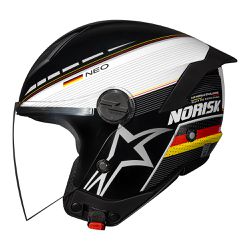 Capacete Norisk Neo (Aberto) Grand Prix - Alemanha... - Moto One
