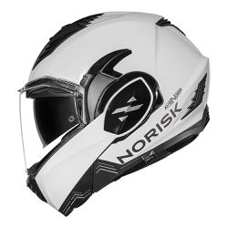 Capacete Norisk Avenger Monocolor - Branco - Moto One