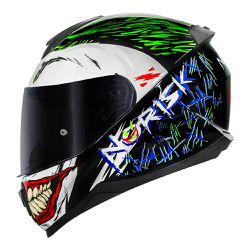 Capacete Norisk Ff802 Razor Joker - Preto - Moto One