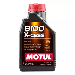Óleo Motor Motul 8100 X-cess 5w30 - 1L - Moto One