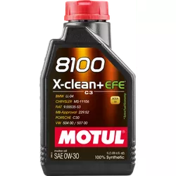Óleo Motor Motul 8100 X-clean + Efe 0w30 - 1L - Moto One