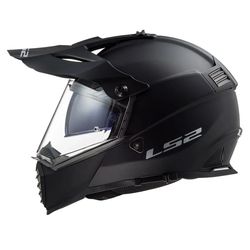 Capacete LS2 MX436 Pioneer Evo Monocolor - Preto F... - Moto One