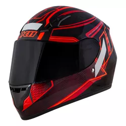Capacete X11 Trust Pro 11 - Preto/Vermelho - Moto One