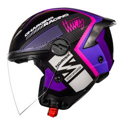 Capacete Norisk Neo (Aberto) Vizion - Preto Fosco ... - Moto One