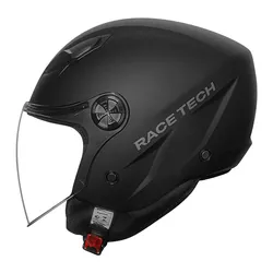 Capacete Race Tech Play Monocolor - Preto Fosco - Moto One