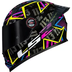 Capacete Ls2 Ff358 Pro Rafael Paschoalin - Preto - Moto One