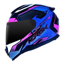 Capacete Norisk FF802 Razor Speedmax - Preto Roxo - Moto One