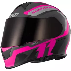 Capacete X11 Revo Pro Surround - Rosa - Moto One
