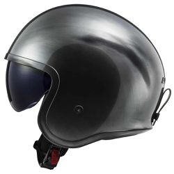 Capacete LS2 OF599 Spitfire Jeans - Titanium - Moto One