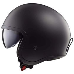 Capacete LS2 OF599 Spitfire Monocolor - Preto Fosc - Moto One