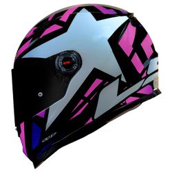 Capacete LS2 FF358 Starwar - Rosa - Moto One