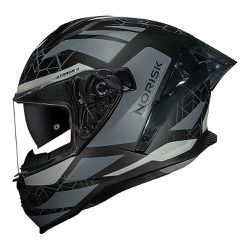 Capacete Norisk Strada 2 Evoque - Preto Fosco Cinz... - Moto One