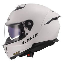 Capacete LS2 FF808 Stream 2 Monocolor - Branco - Moto One