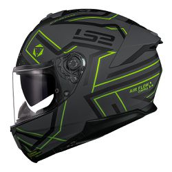 Capacete LS2 FF808 Stream 2 Maze - Cinza Fosco Pre... - Moto One