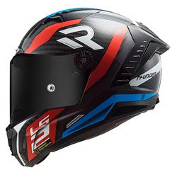 Capacete LS2 FF805 Thunder C Supra - Azul Vermelho - Moto One