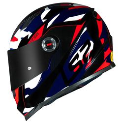 Capacete LS2 FF358 Tank - Azul Vermelho - Moto One