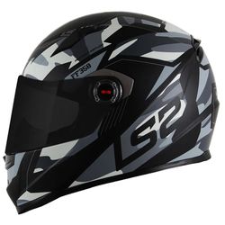 Capacete LS2 FF358 Tank - Preto/Cinza - Moto One