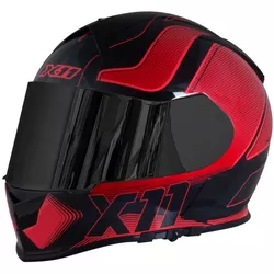 Capacete X11 Revo Pro Tronix - Vermelho - Moto One