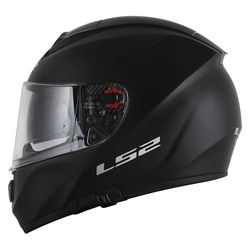 Capacete LS2 FF397 Vector Monocolor - Preto Fosco - Moto One