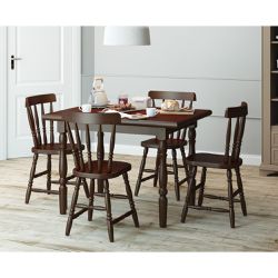 CONJUNTO MESA IPÊ COM 4 CADEIRAS - 59 - Móveis Rezende 