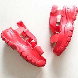 Sandália Papete Fltaform Vermelha - 1139V - AMARI SHOES