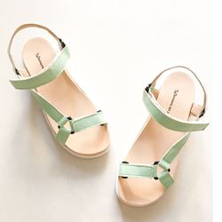 Sandália Papete Confort Verde Menta - 1211VE - AMARI SHOES