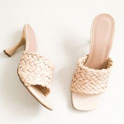 Tamanco Natural Off White - 7712OW - AMARI SHOES