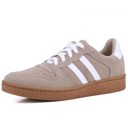 Tênis Essence Feminino em Couro Mr Gutt com Listra... - Mr. Gutt