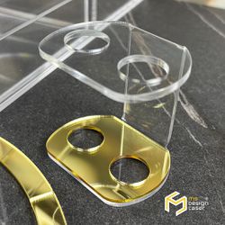 Suporte para 2 Esferas - 397 - MS Design Laser