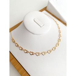 CHOKER CORAÇÕES - MUNDO FEMININO 122