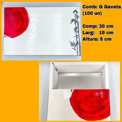 COMBINADO ORIENTAL ( GAVETA ) TAMANHO 30X19X5CM C1... - MURAKAMI DISTRIBUIDORA