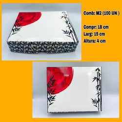 COMBINADO ORIENTAL ( M2 ) TAMANHO 18X15X4CM C100 (... - MURAKAMI DISTRIBUIDORA