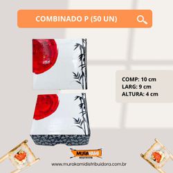 COMBINADO ORIENTAL ( P ) TAMANHO 10X9X4CM C 50 (UN - MURAKAMI DISTRIBUIDORA